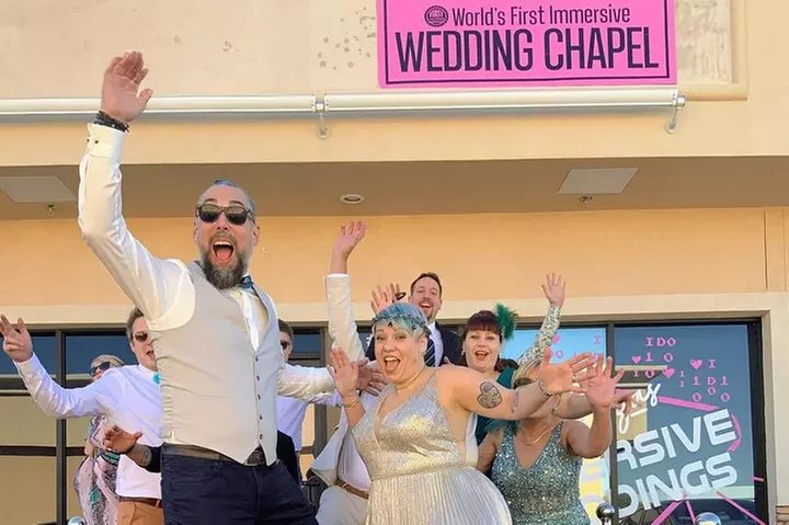 Las Vegas Immersive Enchanted Forest Wedding Ceremony