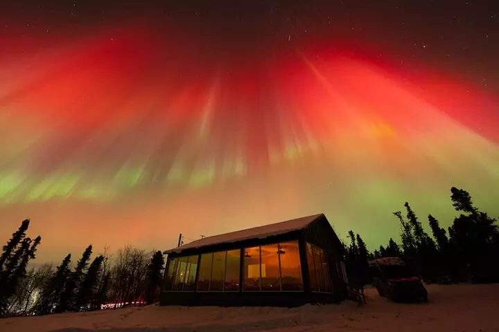 Cleary Summit Aurora Glass House Luxury Northern Lights Tour