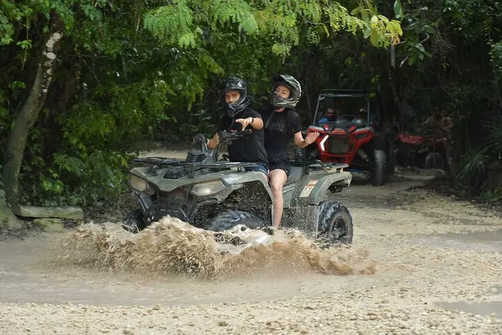 Adventure in Ziplines, ATVs and Cenote in Selvatica from Cancun