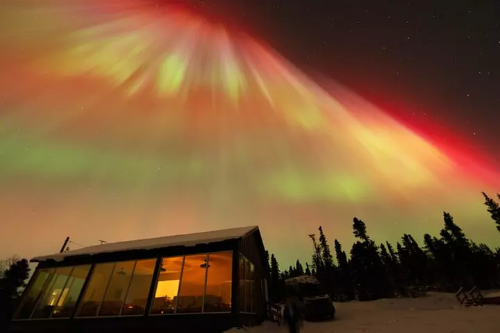 Cleary Summit Aurora Glass House Luxury Northern Lights Tour