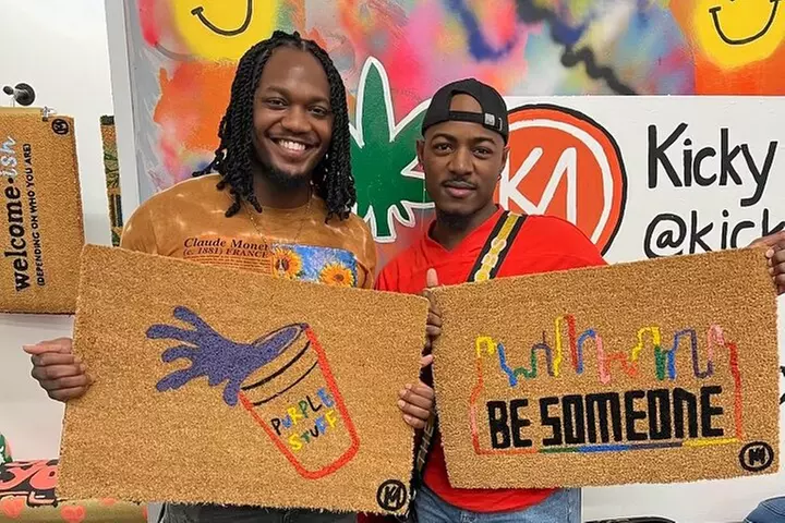 Doormat Paint Party in Houston