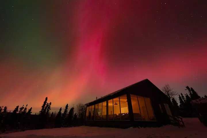 Cleary Summit Aurora Glass House Luxury Northern Lights Tour