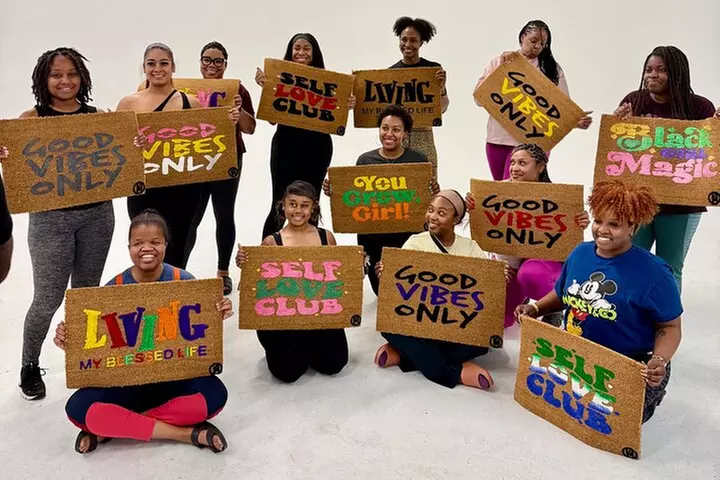 Doormat Paint Party in Houston