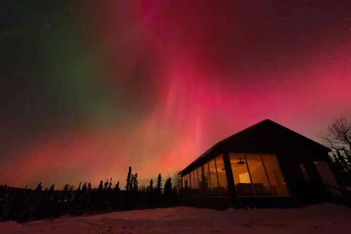 Cleary Summit Aurora Glass House Luxury Northern Lights Tour