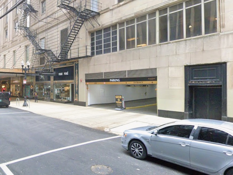 Parking at Palmer House Garage