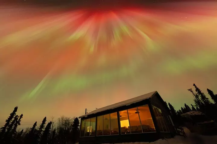 Cleary Summit Aurora Glass House Luxury Northern Lights Tour