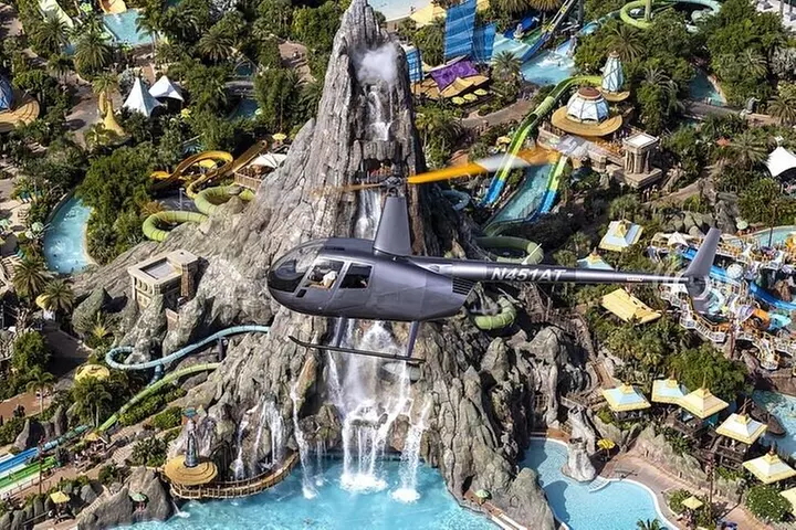 Day Flight 31 miles Helicopter Tour over all the Theme Parks