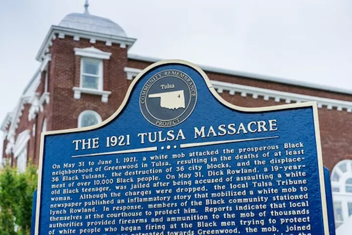 Tulsa's Black Wall Street 1921 Massacre Self Guided Walking Tour