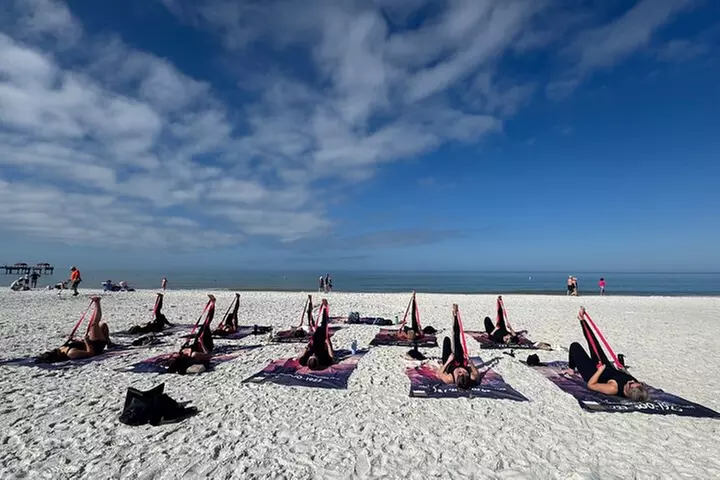 Beach Yoga on Redington Shores