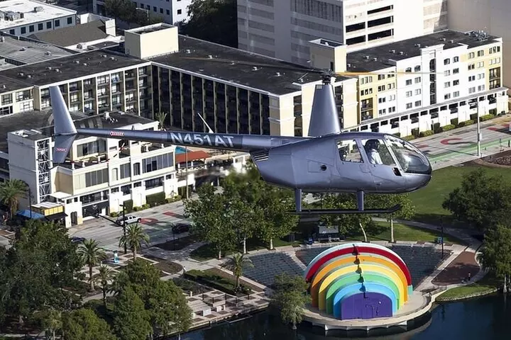 Day Flight 31 miles Helicopter Tour over all the Theme Parks