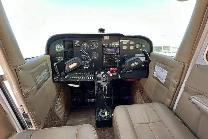 Miami Beach Night Lights Airplane Tour with Champagne 50 Mins