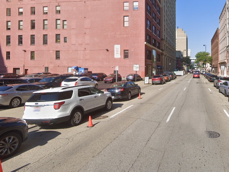 Parking at Legal Aid Lot - P8656