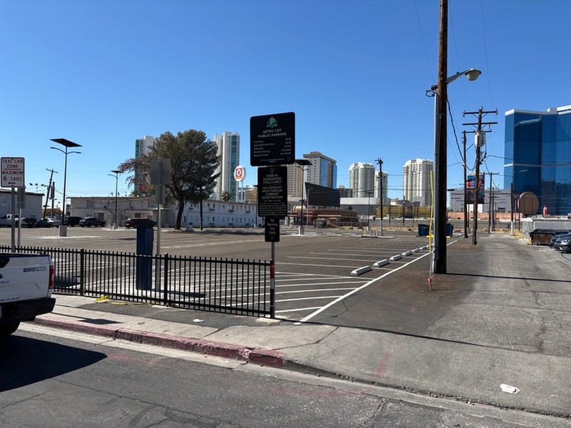 Parking at Aztec Lot