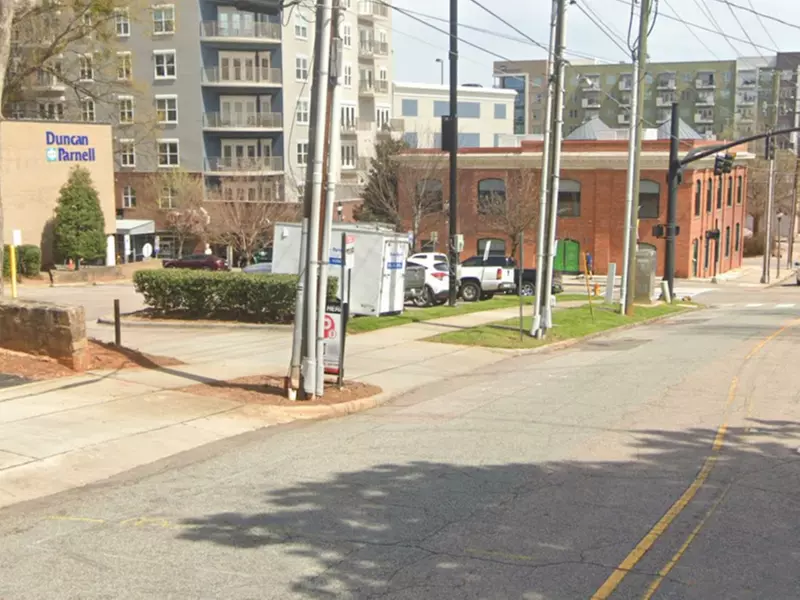 Parking at 201 Glenwood Ave. Lot