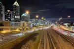 City Lights Atlanta Night-Time Bus Tour with Photos & Dinner Stop