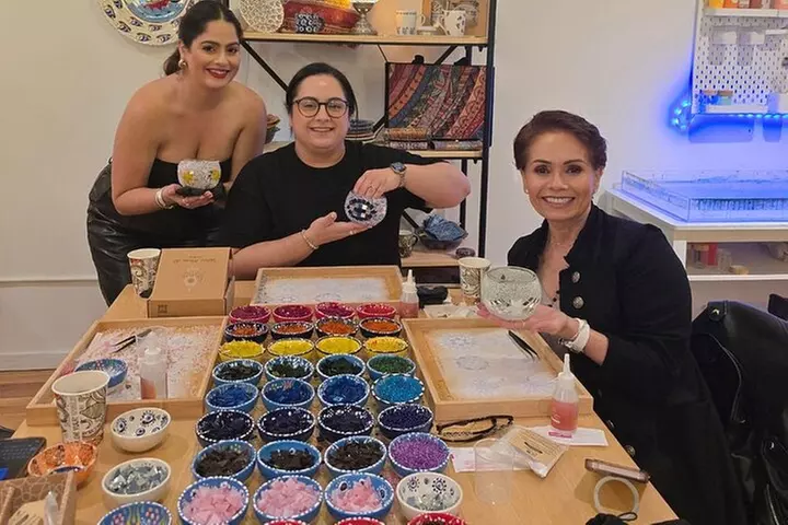 Turkish Mosaic Lamp Workshop in Chantilly