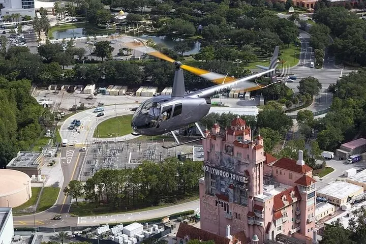Day Flight 31 miles Helicopter Tour over all the Theme Parks