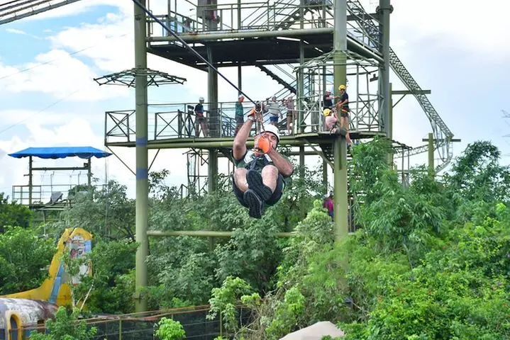 Adventure in Ziplines, ATVs and Cenote in Selvatica from Cancun