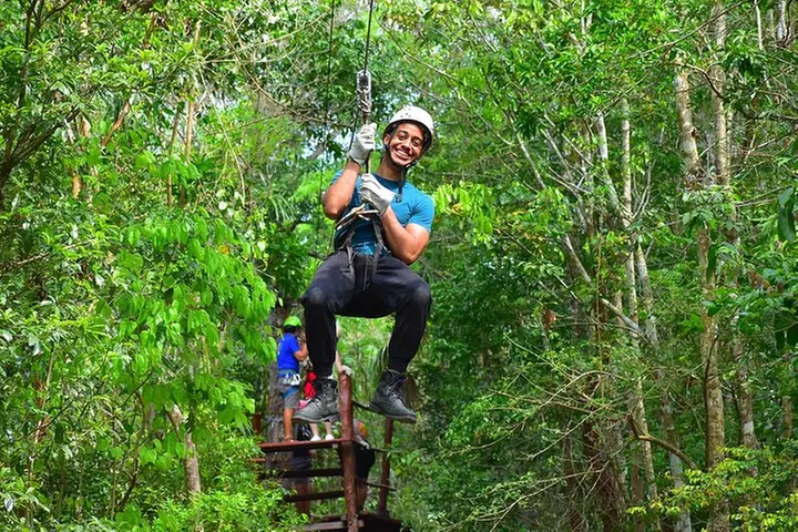 Cancun Best ATV Tour, Ziplines and Cenote Swim with Lunch