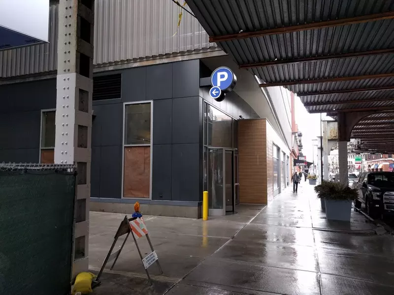 Parking at Alley Entrance - Hubbard221 Garage