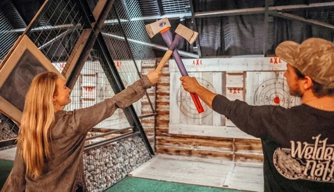 $70 For 1 Hour Of Axe Throwing (Reg $140.)