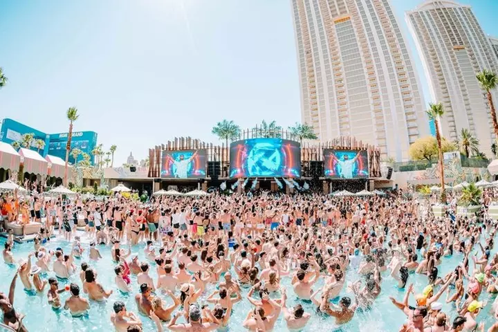 Las Vegas: VIP Pool Crawl with Party Bus, Express Entry & Drinks