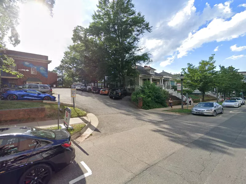 Parking at 215 Glenwood Ave. Lot