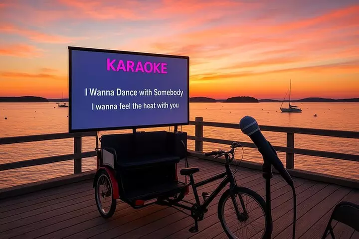 Karaoke Party in Bar Harbor with Scenic Ocean Views