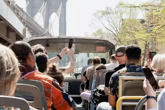 Nyc Hop On Hop Off Bus Tour And Statue Of Liberty Groupon