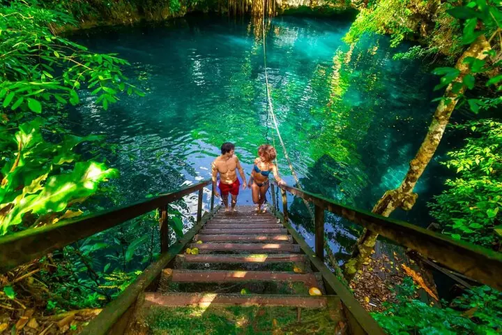 Half-day Cancun: Horseback riding, ATV, zipline & cenote