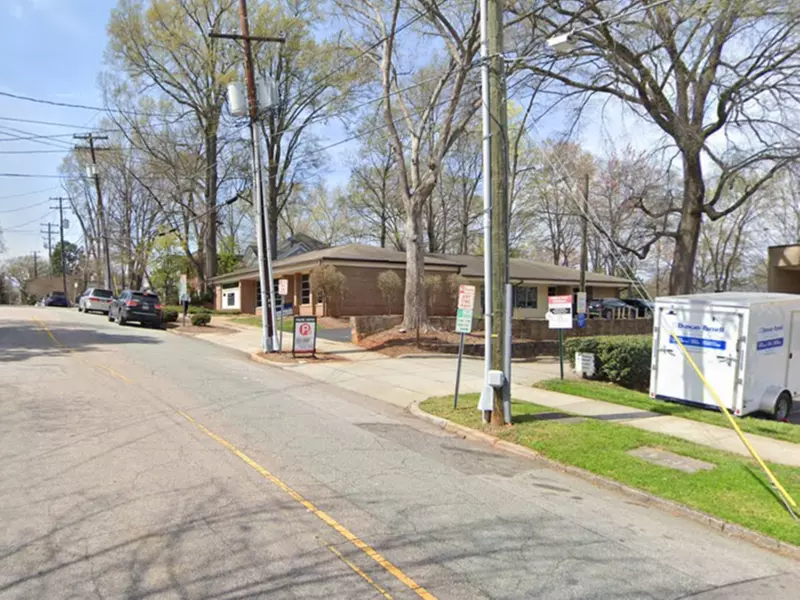 Parking at 201 Glenwood Ave. Lot