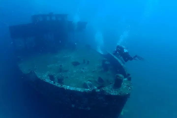 Wreck and Bridge Span Dive for Certified Divers