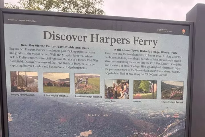 Harpers Ferry and Carroll Creek Day Tour