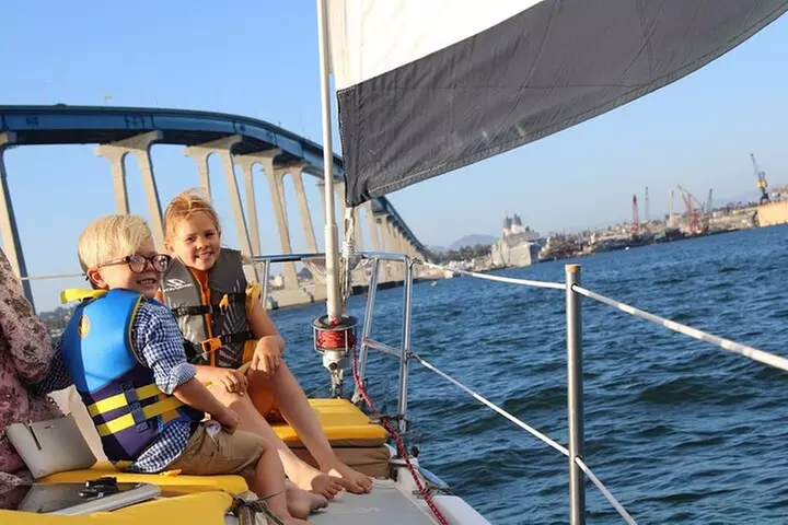2.5 Hour Private Sunset Sailing Tour in San Diego up to 12 guests