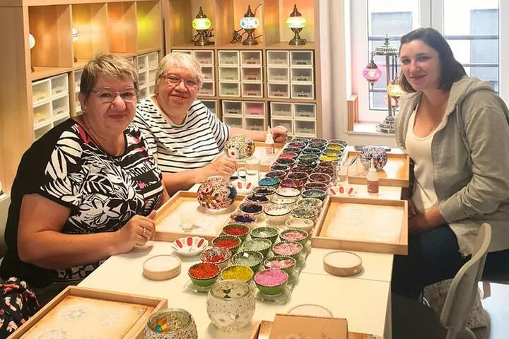 Turkish Mosaic Lamp Workshop in Chantilly