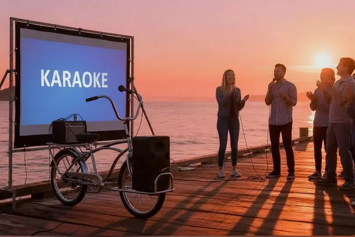 Karaoke Party in Bar Harbor with Scenic Ocean Views