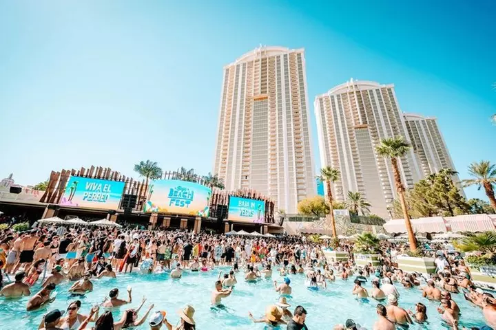 Las Vegas: VIP Pool Crawl with Party Bus, Express Entry & Drinks