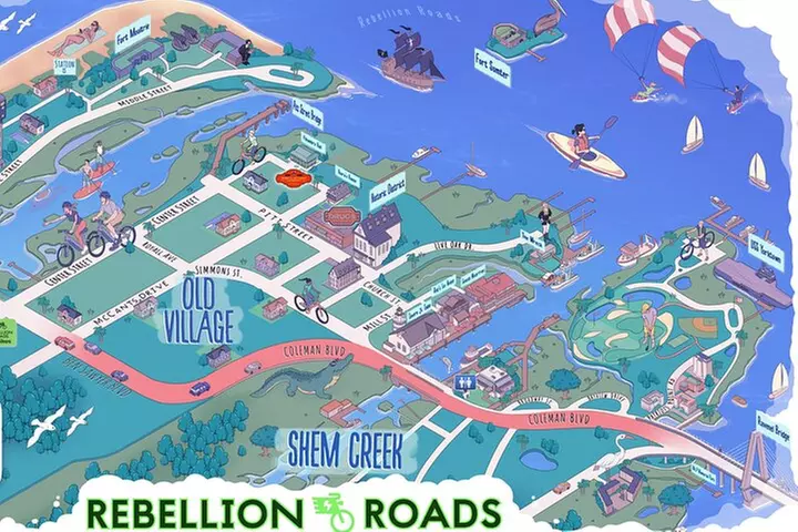 Charleston Harbor & Wildlife E‑Bike Tour– A Scenic Coastal Escape