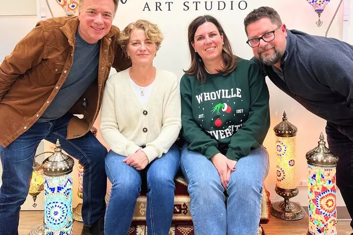 Turkish Mosaic Lamp Workshop in Chantilly