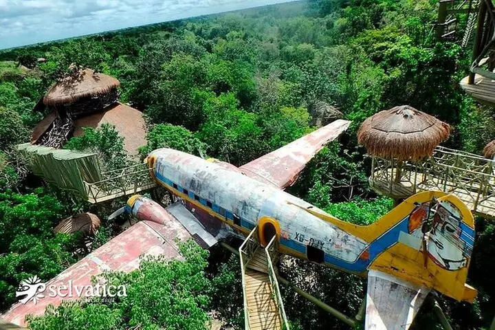 Adventure in Ziplines, ATVs and Cenote in Selvatica from Cancun