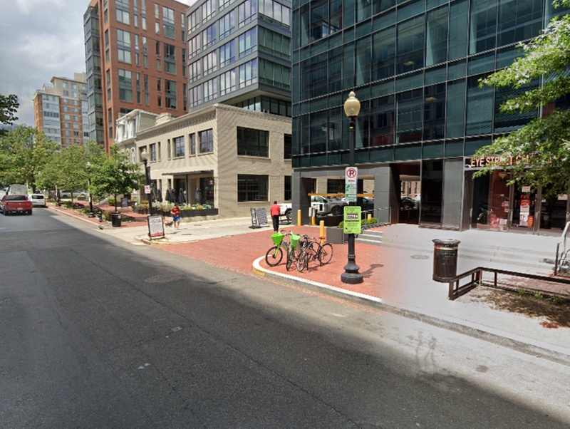 Parking at 425 I Street NW. Garage