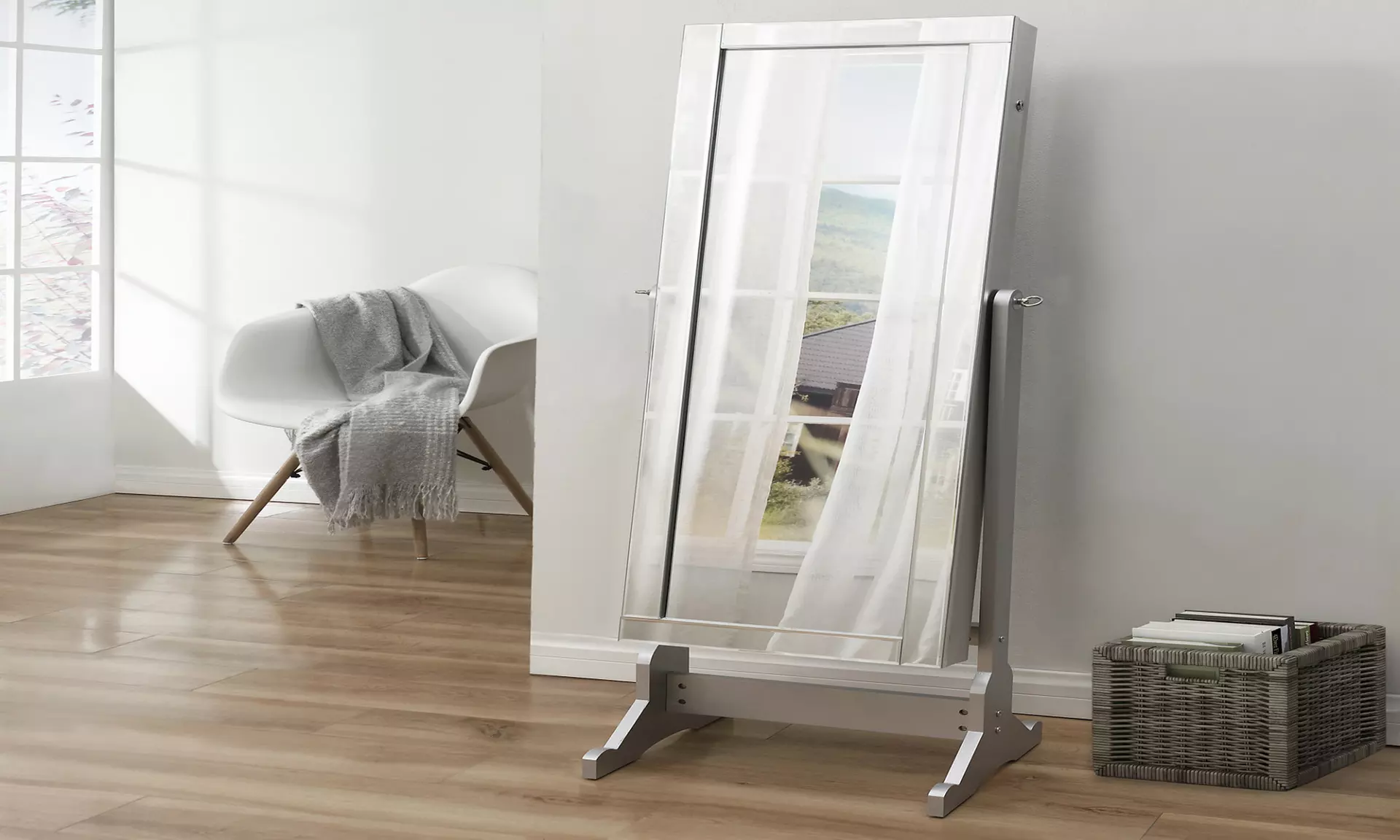 Radiant Jewelry Armoire Full Length Cheval Mirror - Primary Image