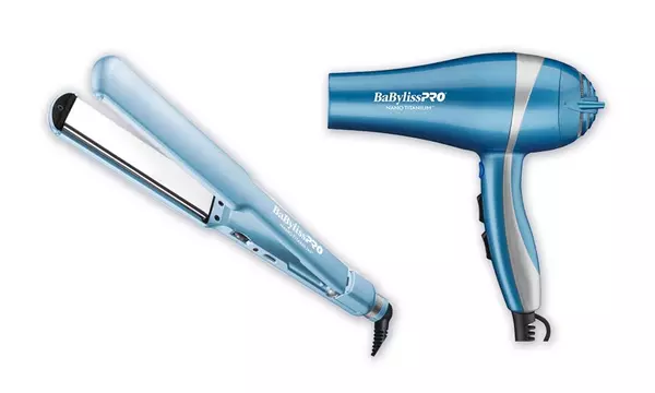 BaBylissPRO Nano Titanium 2000 Watt Hair Dryer & 1 1/2" Flat Iron Set - Primary Image