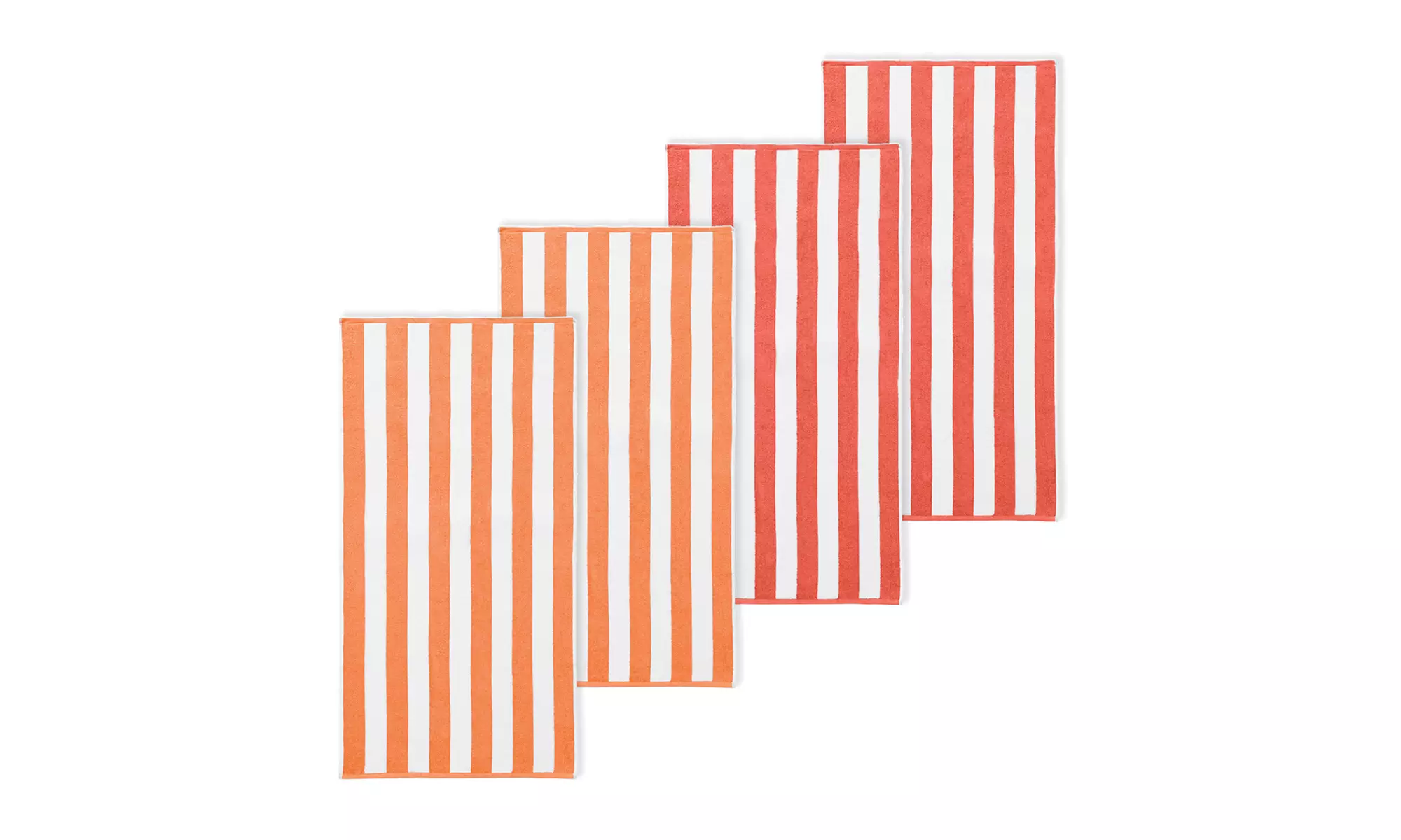 4 Pack Premium Cotton Cabana Beach Towel