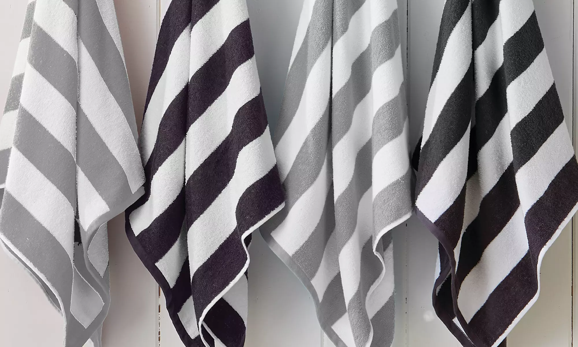 4 Pack Premium Cotton Cabana Beach Towel