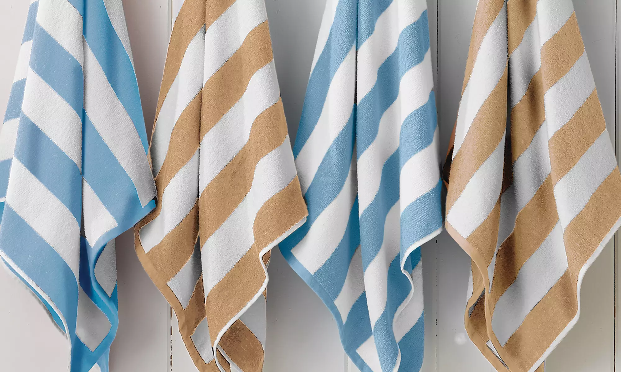 4 Pack Premium Cotton Cabana Beach Towel