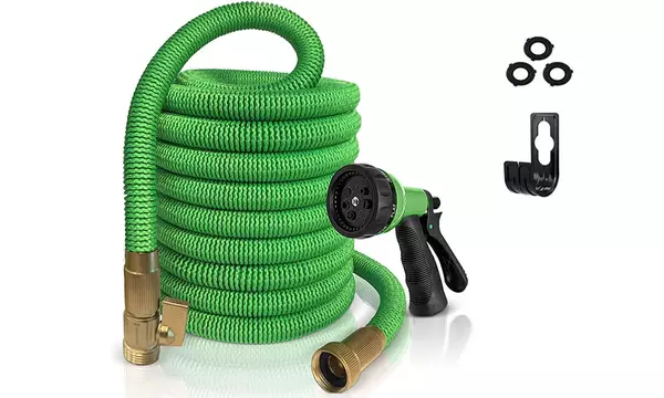 Expanding Garden Watering Hoses with Spray Nozzle (25-100ft) - Second Medium