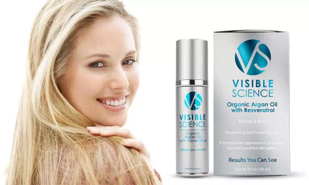 Visible Science Organic Argan Oil Hair Moisturizer with Resveratrol
