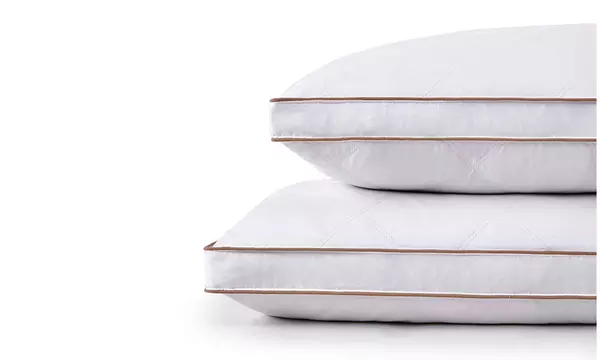 Peace Nest 2 Pack White Goose Feather and Down Pillows - Second Medium