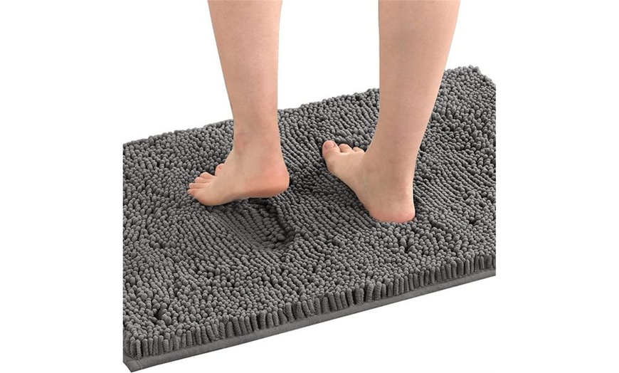 Up To Off On Jml Non Slip Chenille Microfi Groupon Goods